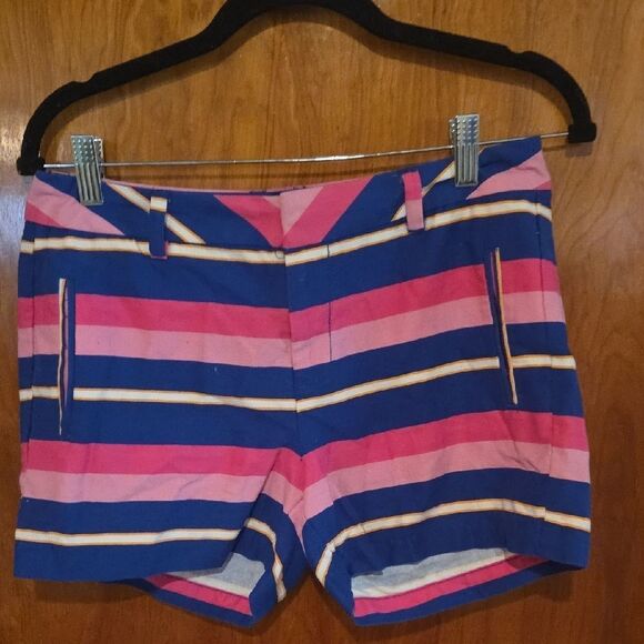 STYLUS Blue and Pink Bermuda Shorts Casual Style - Picture 1 of 5